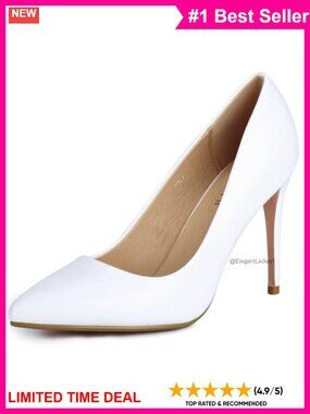 Womens Pointed Toe Stiletto High Heel Pumps 4 Inch Closed Toe